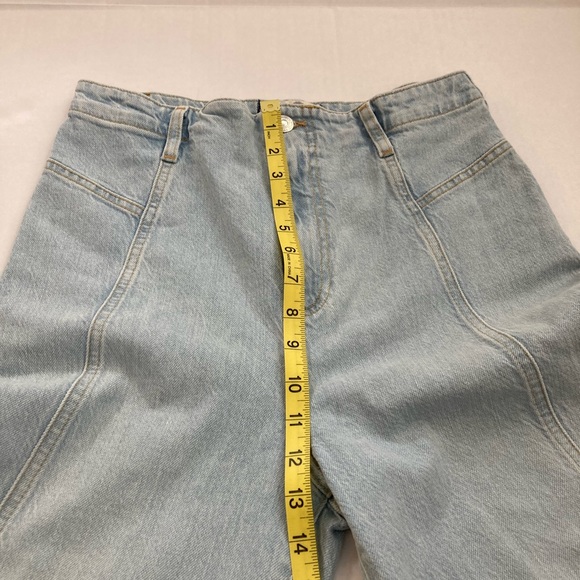 We The Free Florence High waisted Flair Light Wash Jeans 70’s women's Size 29 - Picture 11 of 13